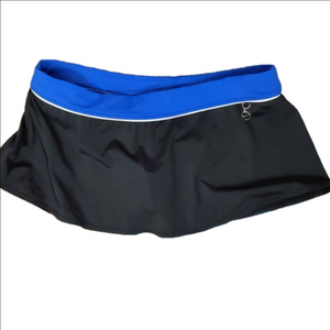 NIKE blue black swim skirt size 12